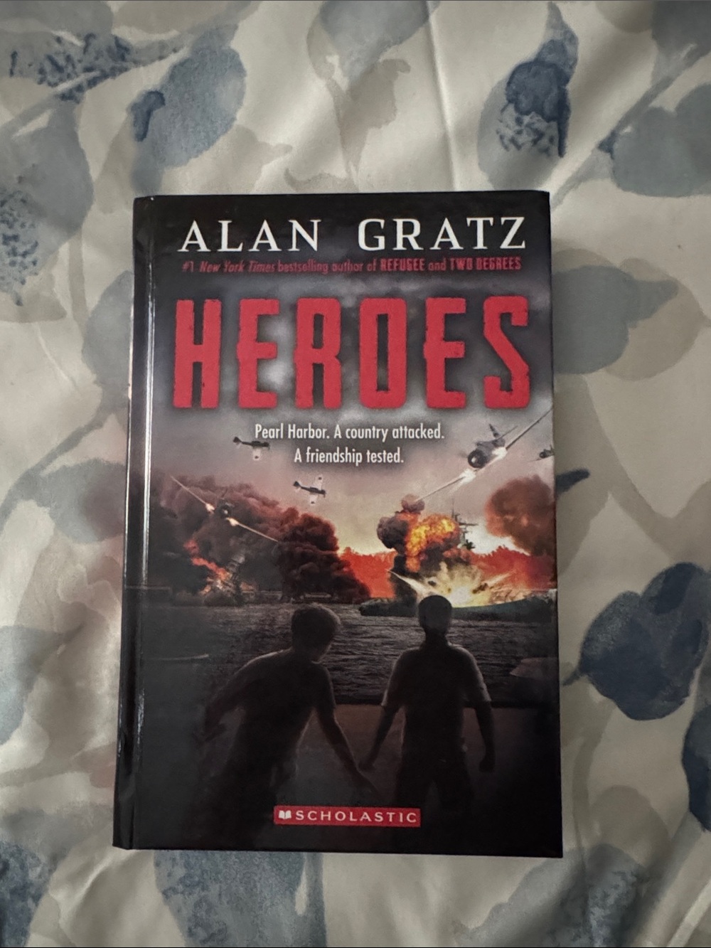 Scholastic Kids Hardcover: Bold Red and Black "Heroes" by Alan Gratz